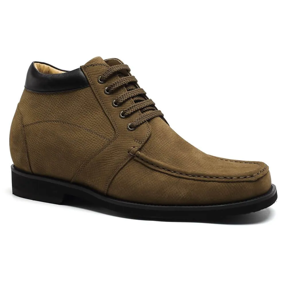 9 CM / 3.54 Inches Taller - CMR CHAMARIPA Elevator Boots Height Increasing Shoes For Men Tall Men Boots