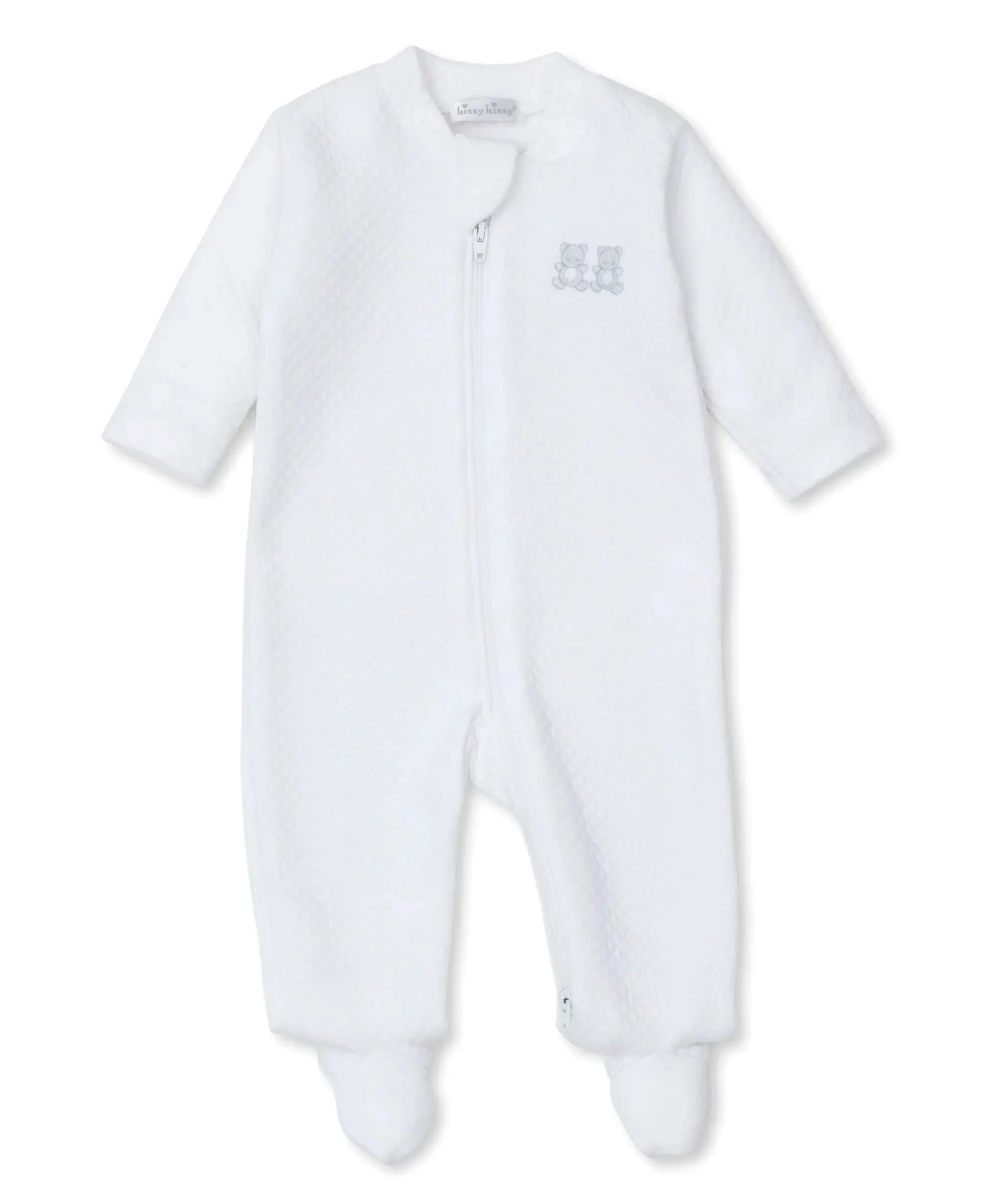 Baby Boys & Girls Jacquard Babygrow with Zip - Baby Bear Cub