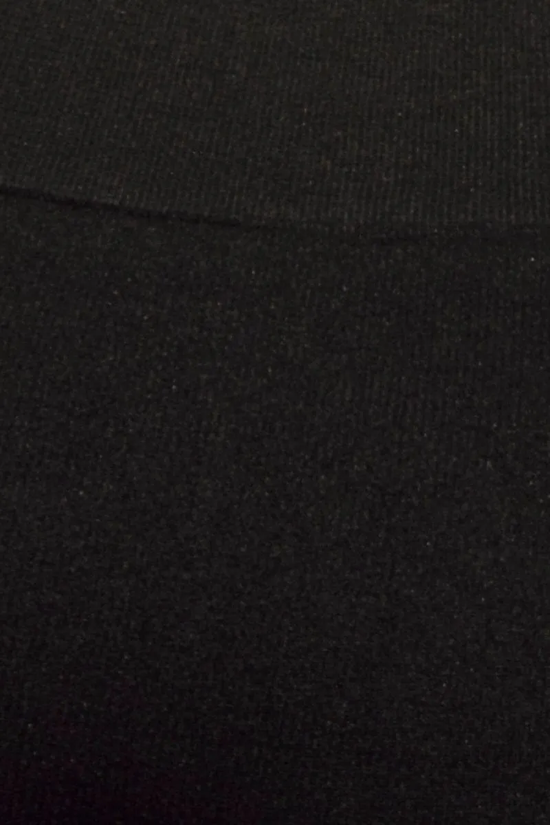 Black Seamless Activewear Singlet Top