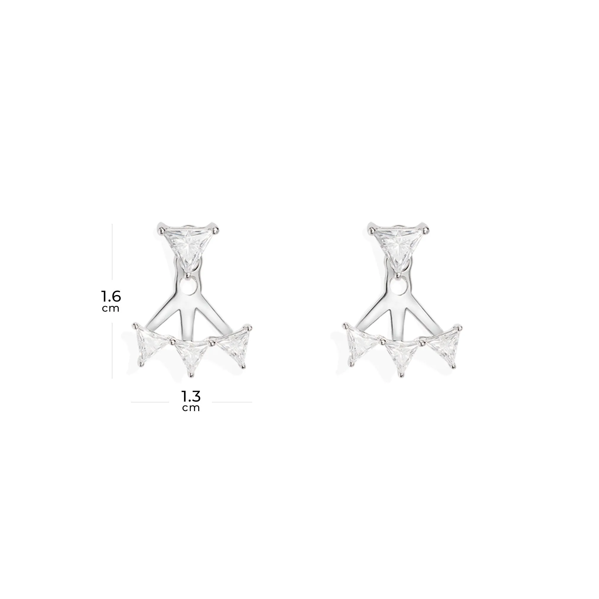 Éclat Triangle Ear Jackets