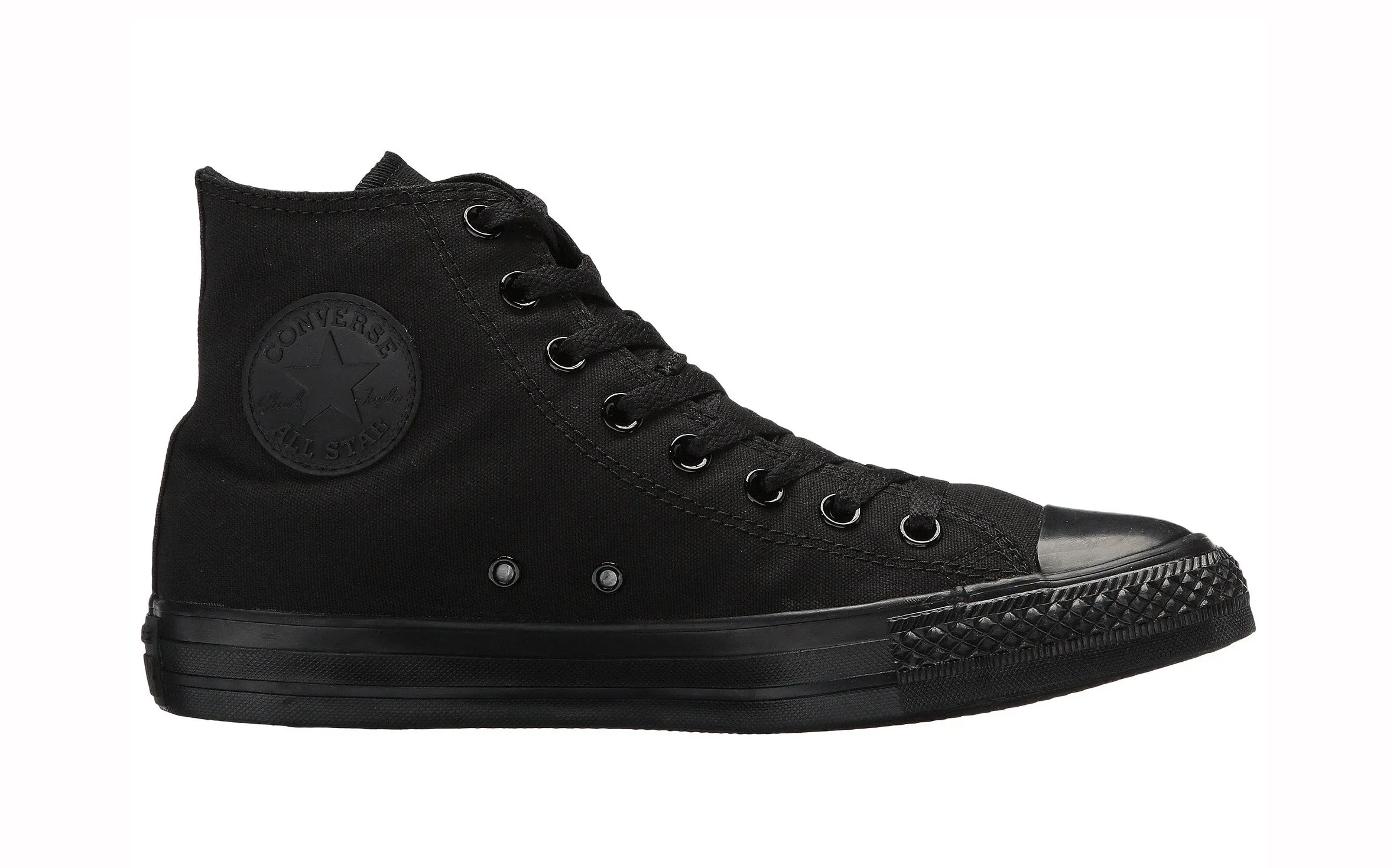 Converse All Star Black Mono Hi Top Men's Shoes