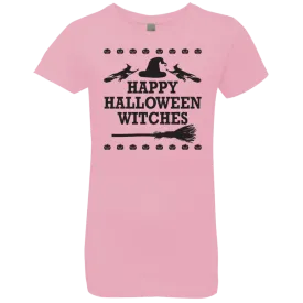 Happy Halloween Witches T-Shirt Halloween Clothes (Girls)