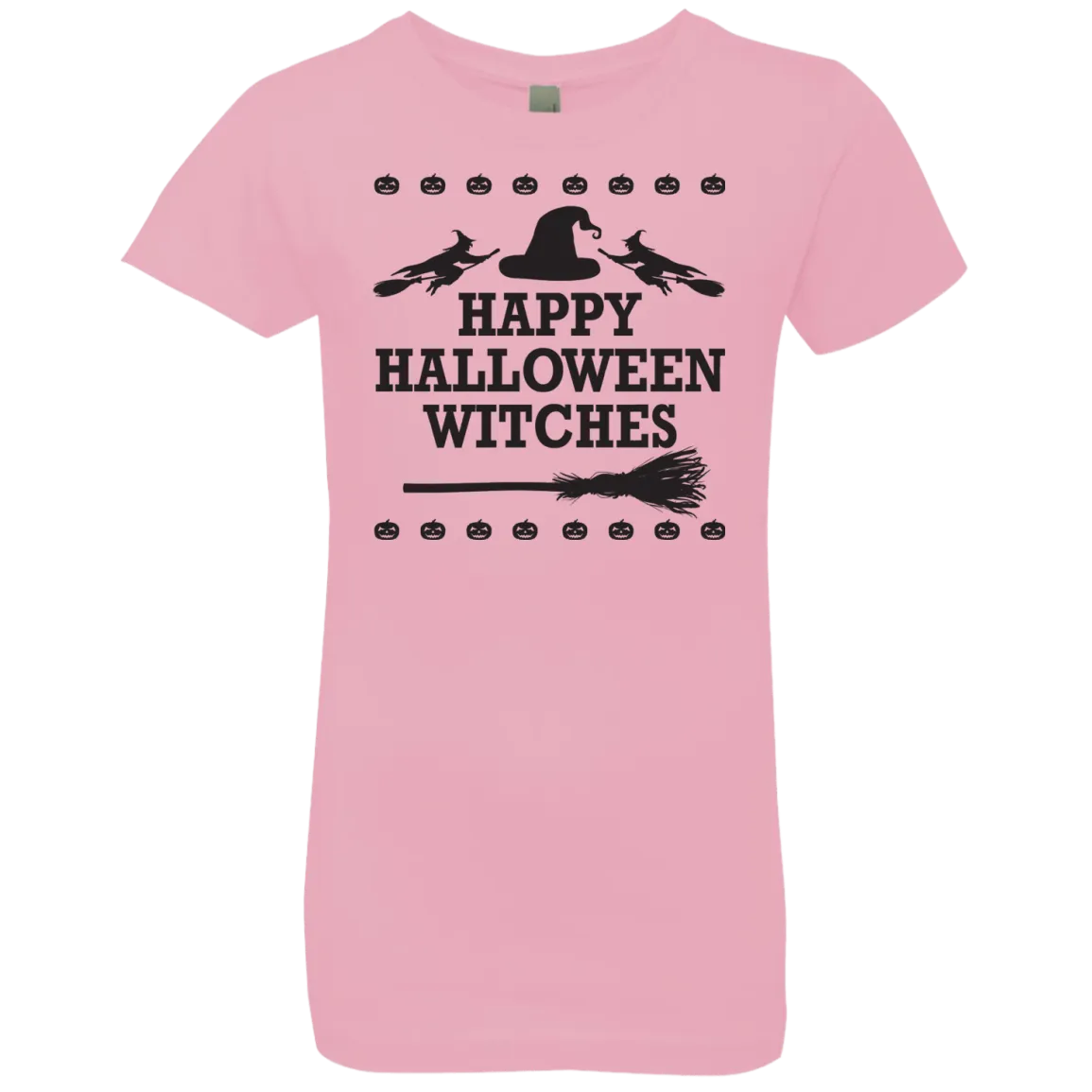 Happy Halloween Witches T-Shirt Halloween Clothes (Girls)