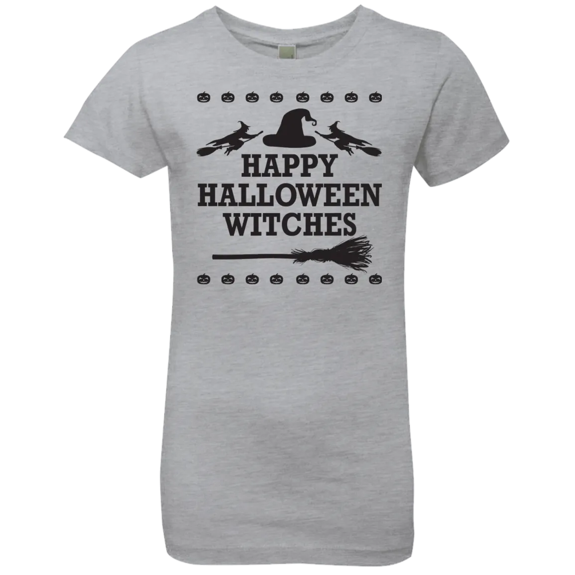 Happy Halloween Witches T-Shirt Halloween Clothes (Girls)