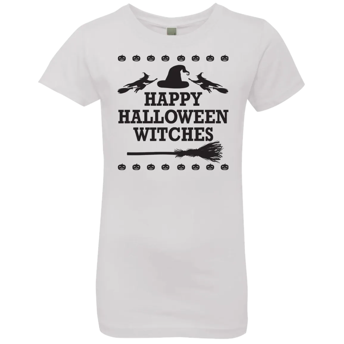 Happy Halloween Witches T-Shirt Halloween Clothes (Girls)