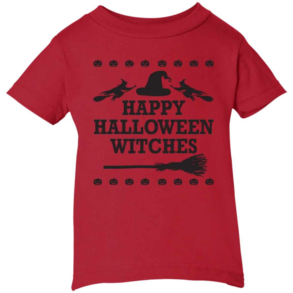 Happy Halloween Witches T-Shirt Halloween Clothing (Infants)