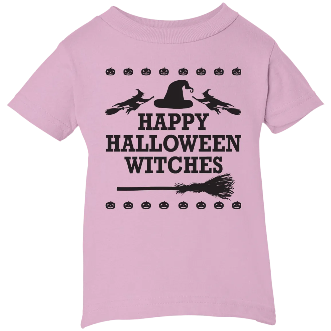 Happy Halloween Witches T-Shirt Halloween Clothing (Infants)
