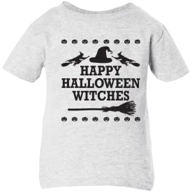 Happy Halloween Witches T-Shirt Halloween Clothing (Infants)