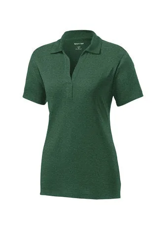 Sport-Tek Ladies Heather Contender Polo