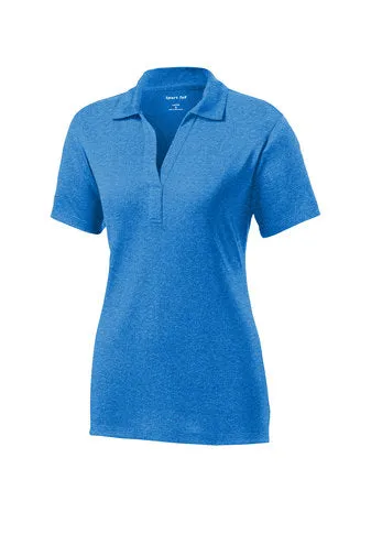 Sport-Tek Ladies Heather Contender Polo