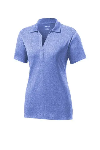 Sport-Tek Ladies Heather Contender Polo