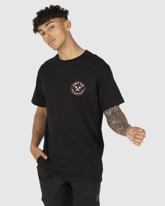 Unit Mens Outcast Tee Black